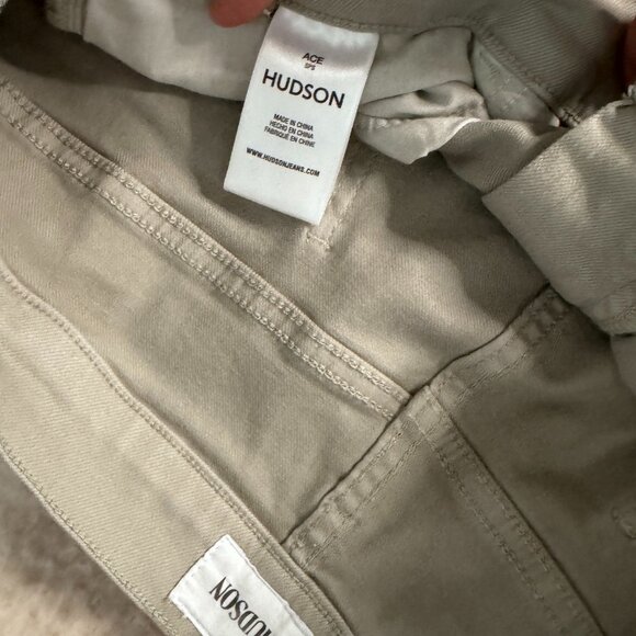 Hudson Jeans Brand Ace Style Skinny Jeans in Stretch Denim, Tan, 38x32 - Picture 5 of 5
